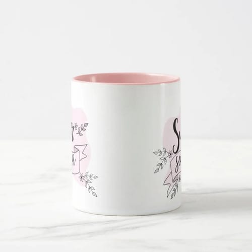 Caneca Rosa Presente Personalizado Aniversário Super Sogra