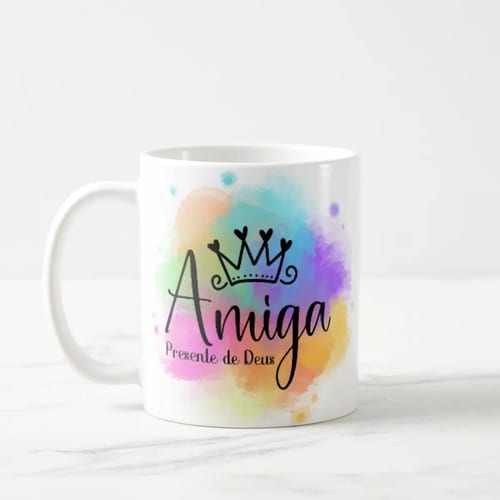 Caneca Personalizada Amiga Especial Presente de Deus