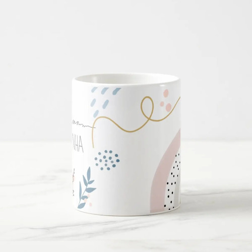 Caneca Presente Moderno Minimalista Madrinha Especial
