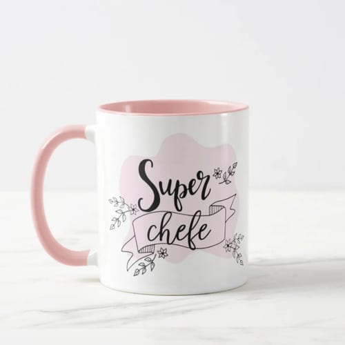 Caneca Feminina Presente Criativo Especial para Super Chefe