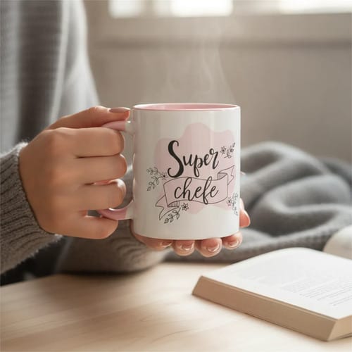Caneca Feminina Presente Criativo Especial para Super Chefe
