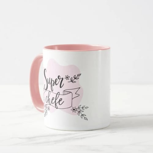 Caneca Feminina Presente Criativo Especial para Super Chefe