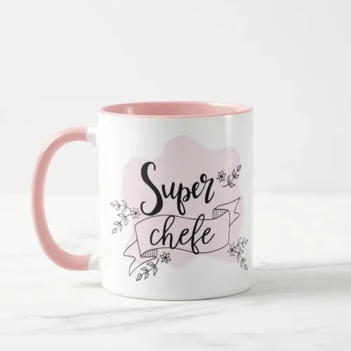 Caneca Feminina Presente Criativo Especial para Super Chefe