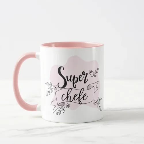Caneca Feminina Presente Criativo Especial para Super Chefe