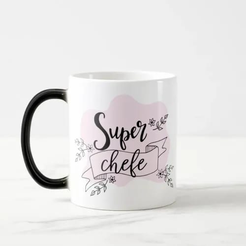Caneca Mágica Feminina Presente Especial para Super Chefe