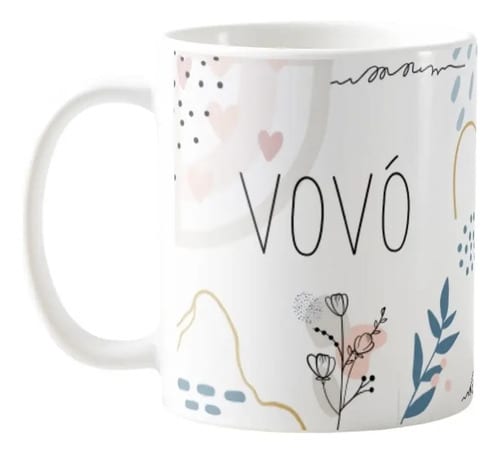 Caneca Especial Presente Elegante Avó Vovó - Família (Avó)