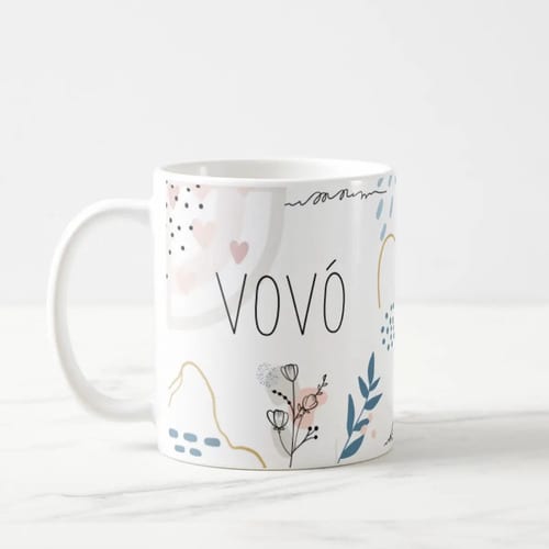 Caneca Especial Presente Elegante Avó Vovó