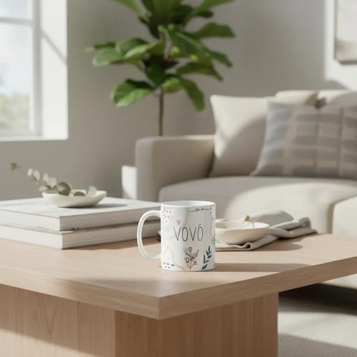 Caneca Especial Presente Elegante Avó Vovó