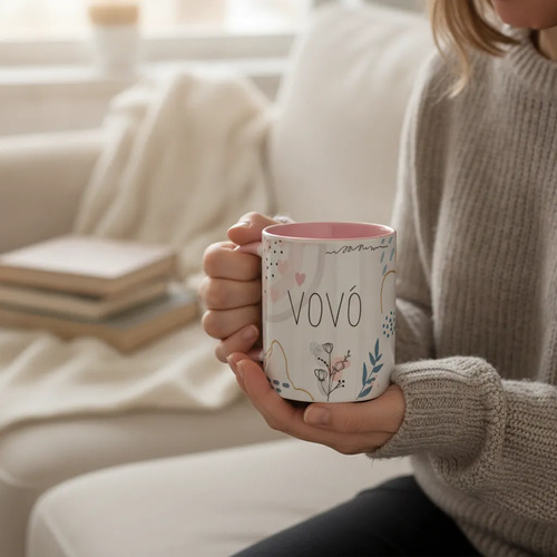 Caneca Feminina Minimalista Presente Especial para Vovó
