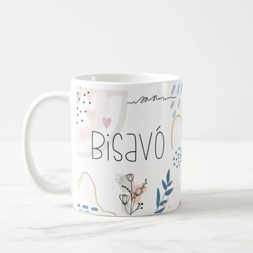 Caneca Minimalista Personalizada Bisavó Presente para Bisa