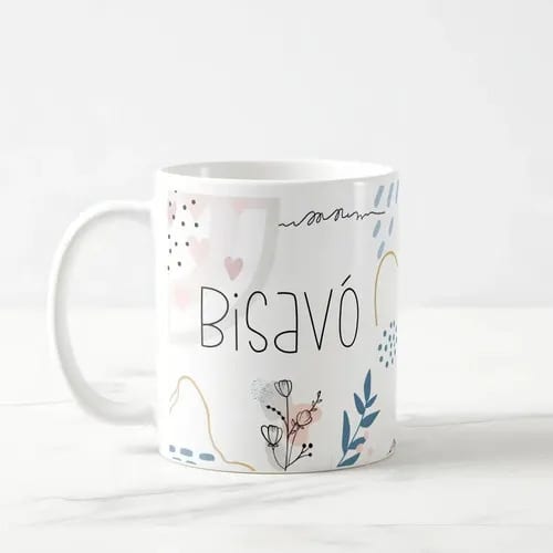 Caneca Minimalista Personalizada Bisavó Presente para Bisa