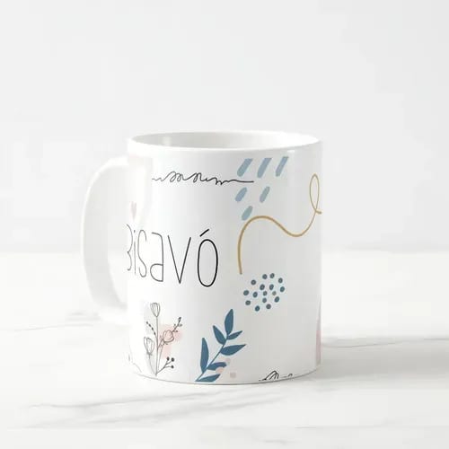 Caneca Minimalista Personalizada Bisavó Presente para Bisa