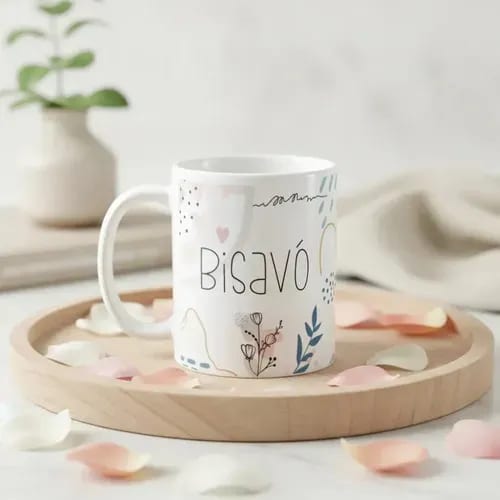 Caneca Minimalista Personalizada Bisavó Presente para Bisa - Família (Bisavó)