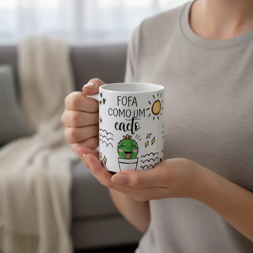Caneca Divertida Presente Feminino Aniversário Amiga Bruta