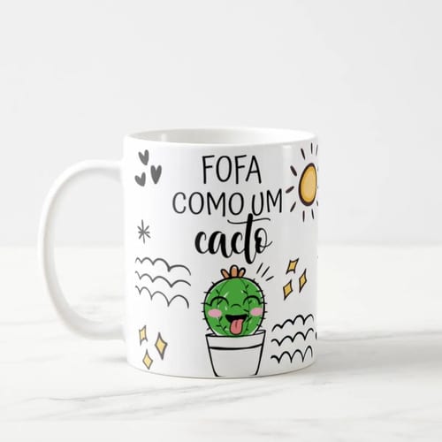 Caneca Divertida Presente Feminino Aniversário Amiga Bruta