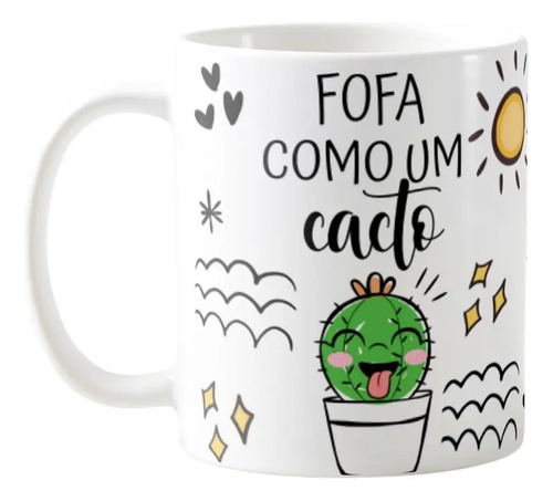 Caneca Divertida Presente Feminino Aniversário Amiga Bruta - Outros (Amizade)