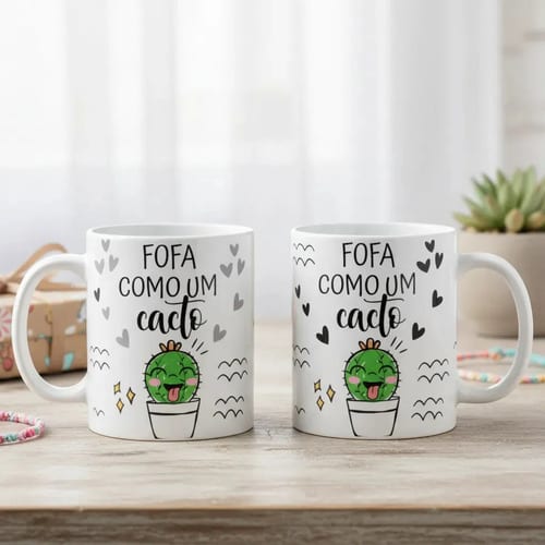 Caneca Divertida Presente Feminino Aniversário Amiga Bruta - Outros (Amizade)