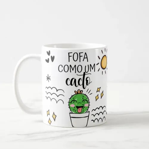 Caneca Divertida Presente Feminino Aniversário Amiga Bruta