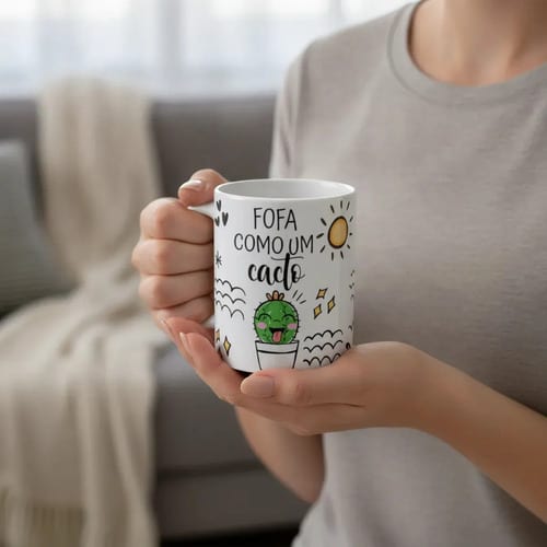 Caneca Divertida Presente Feminino Aniversário Amiga Bruta