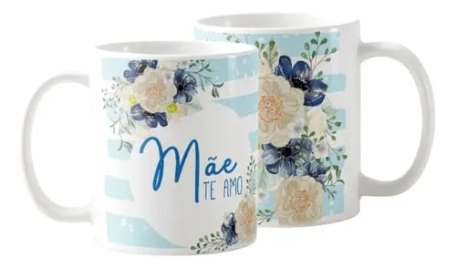 Caneca Presente Aniversário Para Mãe Te Amo Dia Das Mães - Família (Mãe)