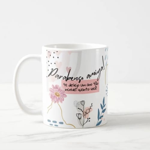 Caneca Personalizada Amiga Presente Aniversário