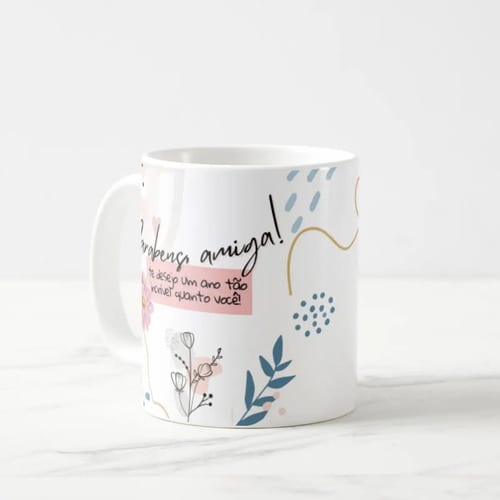 Caneca Personalizada Amiga Presente Aniversário