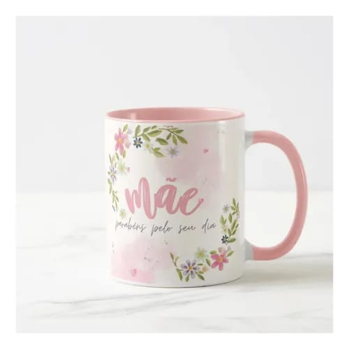 Caneca Presente Criativo de Agradecimento Dia das Mães
