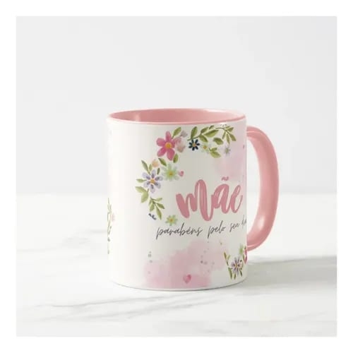 Caneca Presente Criativo de Agradecimento Dia das Mães