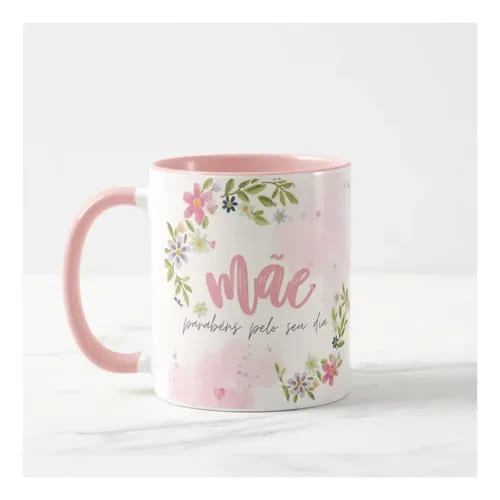 Caneca Presente Criativo de Agradecimento Dia das Mães