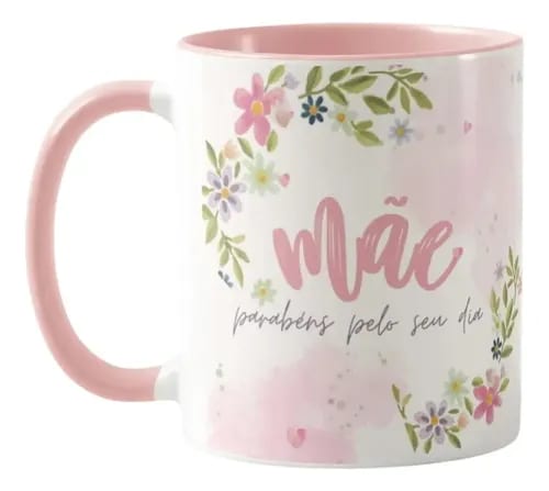 Caneca Presente Criativo de Agradecimento Dia das Mães - Família (Mãe)