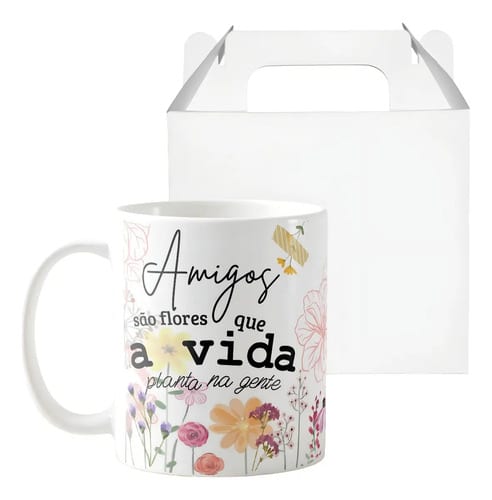 Caneca Presente Criativo Especial para Dia do Amigo - Outros (Amigo(a))