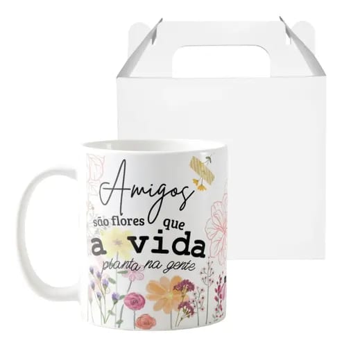 Caneca Presente Criativo Especial para Dia do Amigo - Outros (Amigo(a))