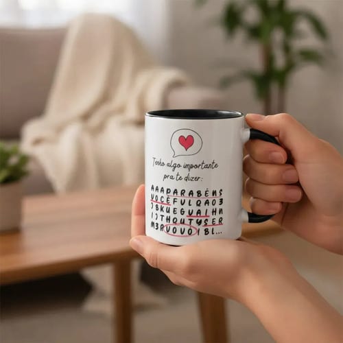 Caneca Presente Revelação de Gravidez Criativa para Vovó