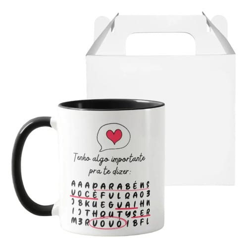 Caneca Presente Revelação de Gravidez Criativa para Vovó