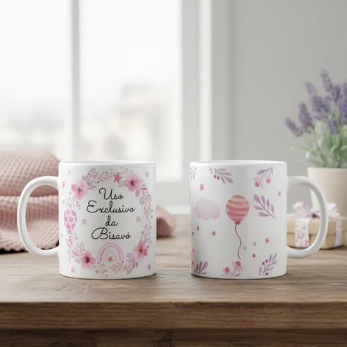 Caneca Personaliza Especial para Presentear Bisa Bisavó - Família (Bisavó)