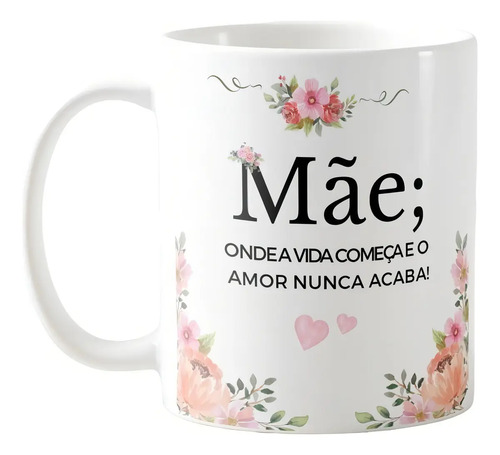 Caneca Personalizada Presente Especial e Criativo para a Mãe - Família (Mãe)