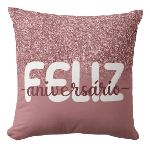 Almofada Presente Criativo Feliz Aniversário Aniversariantes - Outros (Aniversário)