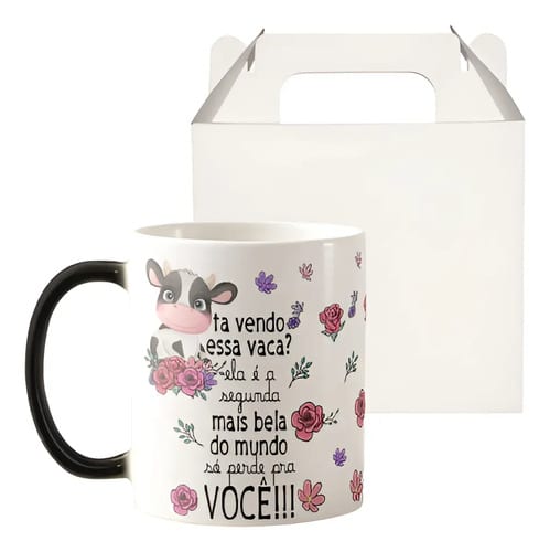 Caneca Mágica Presente Criativo Especial para Amiga Vaca - Outros (Amigo(a))