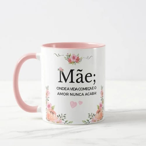Caneca Feminina Delicada Presente Especial para Mãe