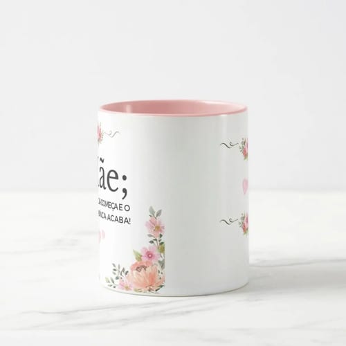 Caneca Feminina Delicada Presente Especial para Mãe