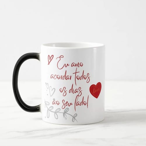 Caneca Mágica Presente Especial Para O Dia Dos Namorados
