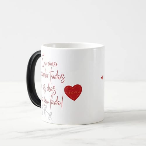 Caneca Mágica Presente Especial Para O Dia Dos Namorados