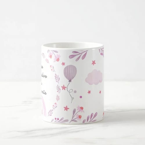 Caneca Delicada Presente Especial Uso Exclusivo da Mamãe