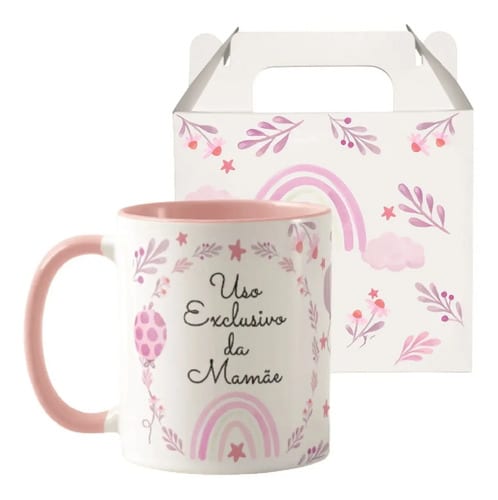 Caneca Feminina Delicada Presente Especial para Mamãe - Família (Mãe)