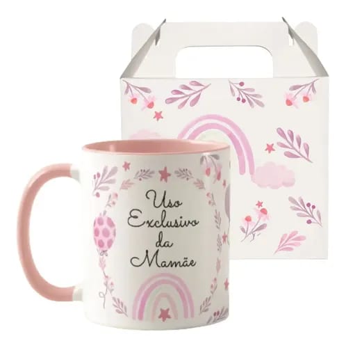 Caneca Feminina Delicada Presente Especial para Mamãe - Família (Mãe)