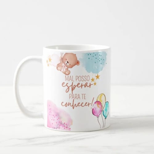 Caneca Presente Criativo Para Revelar Gravidez A Família