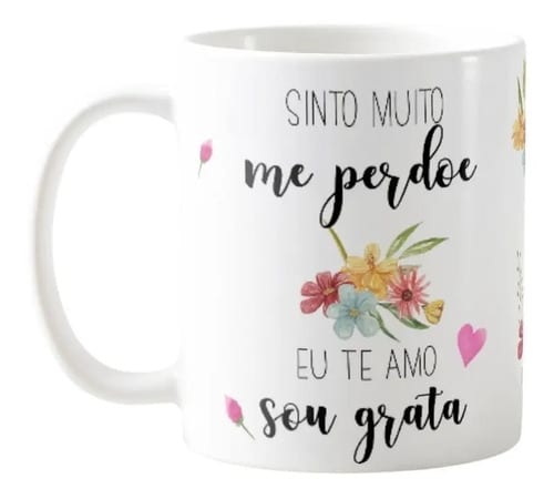 Caneca Presente Personalizado com Oração Ho’oponopono - Família (Meditação Ho’oponopono)