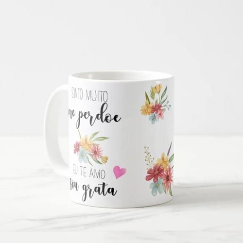 Caneca Presente Personalizado com Oração Ho’oponopono