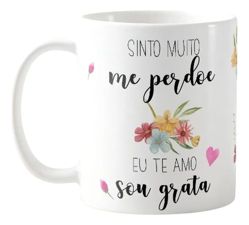 Caneca Presente Personalizado com Oração Ho’oponopono - Família (Meditação Ho’oponopono)