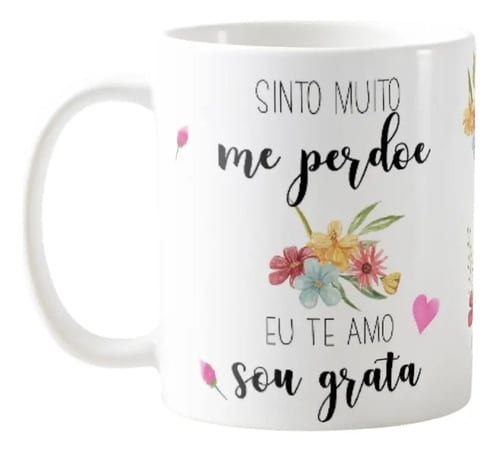 Caneca Presente Personalizado com Oração Ho’oponopono - Família (Meditação Ho’oponopono)